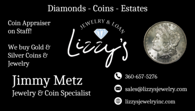 Lizzy's Jewelry business card